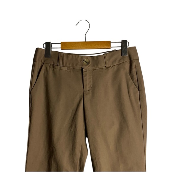 Banana Republic Women's Tan Ryan Fit Belted Dress Pant - Picture 2 of 9